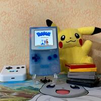 Gameboy color clear luminose Blue