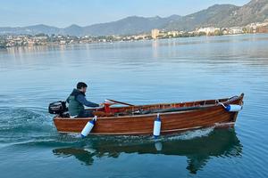 Lancia Archetti barca legno