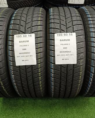 4 GOMME 195 60 16 BARUM INV RIF2613