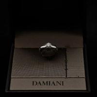 DAMIANI SOLITARIO ORO BIANCO 18KT BRILLANTE 0.20CT