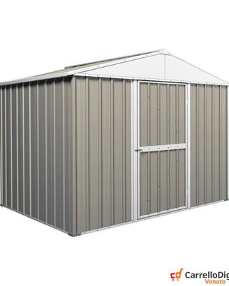 Baracca cantiere in lamiera 275x175 grigio chiaro