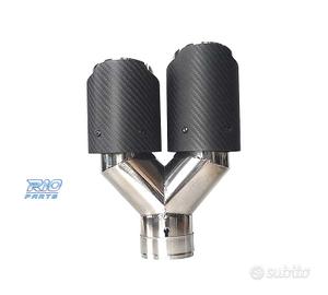 TERMINALE SCARICO IN CARBONIO DOPPIO DESTRO LOOK A