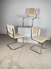 CESCA B32 4 Sedie in bianco by MDF ITALIA