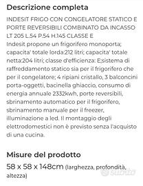 Frigorifero nuovo 