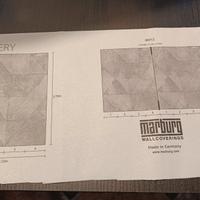 4 pannelli di carta da parati di pregio