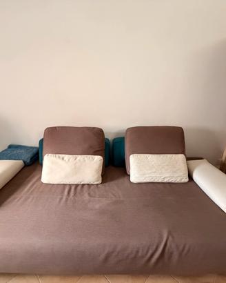 Divano componibile 250 × 120 cm – buone condizioni