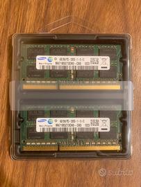 2 X 4GB Ram ddr3 Sodimm