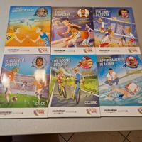 collana 6 libri sport  della Gazzetta dello sport