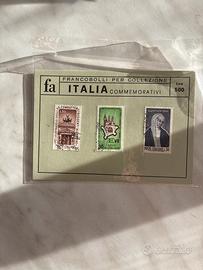 Francobolli italia commemorativi sigillati