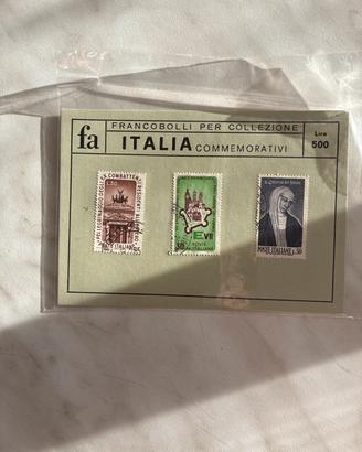 Francobolli italia commemorativi sigillati