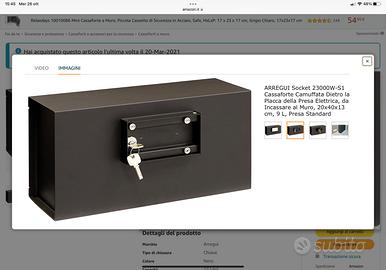Cassaforte nascosta ARREGUI Socket 23000W-S1 Nuova