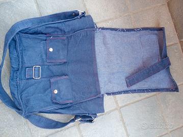 Borsa Tracolla Jeans Vintage Anni '80/'90