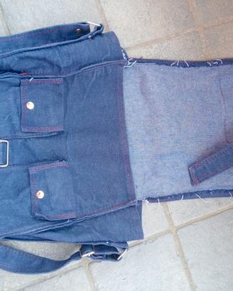 Borsa Tracolla Jeans Vintage Anni '80/'90