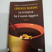 LIBRO-LA TRISTEZZA HA IL SONNO LEGGERO-L.MARONE