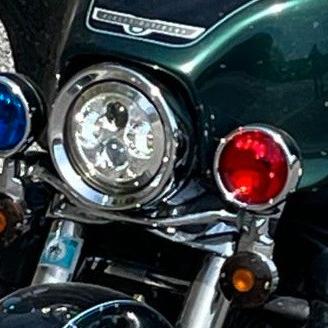 Parabole Faretti Harley Davidson  Police Usa 