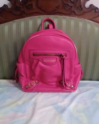 Zaino pelle rosa Enrico coveri donna ragazza