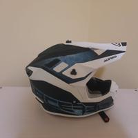 ACERBIS HELMET LINEAR BIANCO/AZZURRO TAGLIA M