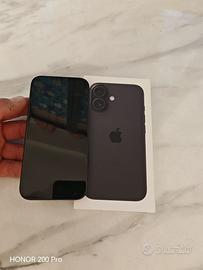 Iphone 16 256 gb nero con scatola e garanzia