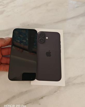Iphone 16 256 gb nero con scatola e garanzia
