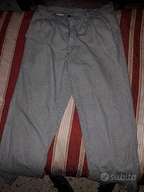 Pantaloni da cucina per cuoco,taglia 48,a quadrati