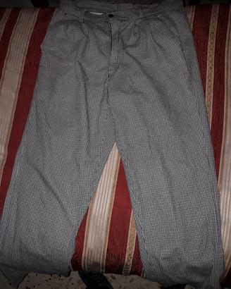 Pantaloni da cucina per cuoco,taglia 48,a quadrati