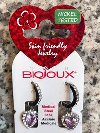 Orecchini in acciaio medicale