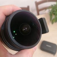 Sigma 8mm attacco canon + Nodal Ninja R10