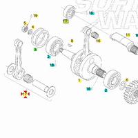 Biella completa Aprilia RS125 AP0295379