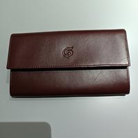 portafoglio vera pelle bordeaux Nazareno Gabrielli