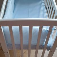 Culla / Lettino in legno bianca PICCI