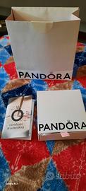 Bracciale con chiusura scorrevole+charm Pandora