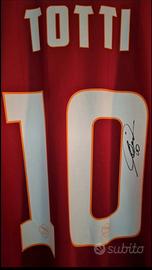 Maglia A.S. Roma autografata Totti