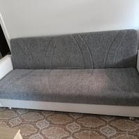 divano letto con cassettone