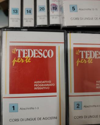 corso di lingua tedesca in audiocassette +dizionar