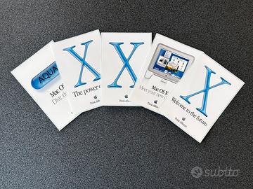 Adesivi Apple OS X vintage