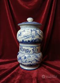 Vaso Albarello Farmacia Albisola ceramica Ung Me