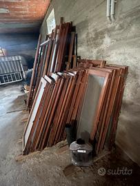 Serramenti in legno con vetri