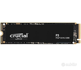 Crucial P3 1TB M.2 PCIe Gen3 NVMe 3500MB/s