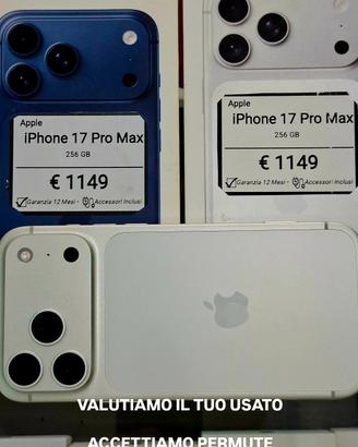 IPHONE 17 PRO MAX 256GB 