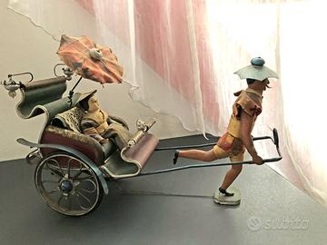 RISCIO' STATUINA ARTIGIANALE, fatto a mano,VINTAGE