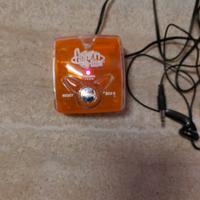 Radiolina con cuffie Vintage di colore arancio" 