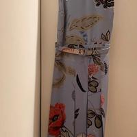 vestito gucci azzurro fiori