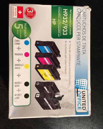 Cartucce stampante HP compatibili nero + colori