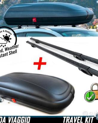 BOX Tetto con BARRE Portatutto per JEEP RENEGADE