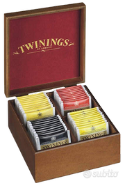 TWININGS SCATOLE IN LEGNO