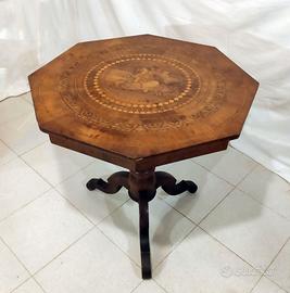 TAVOLO INTARSIATO periodo 1800