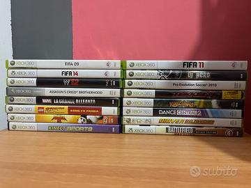Lotto di 16 giochi xbox 360