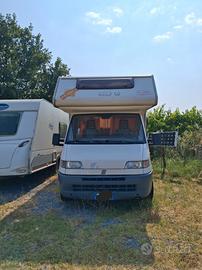 Camper mansardato Fiat Ducato 1900 TD