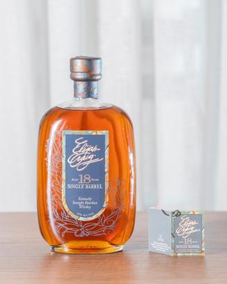 Elijah Craig Bourbon whiskey 18 anni 1990
