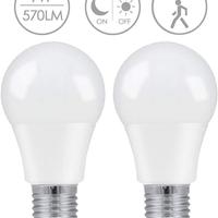 NUOVO-2X Lampadine a LED E27 sensore di movimento